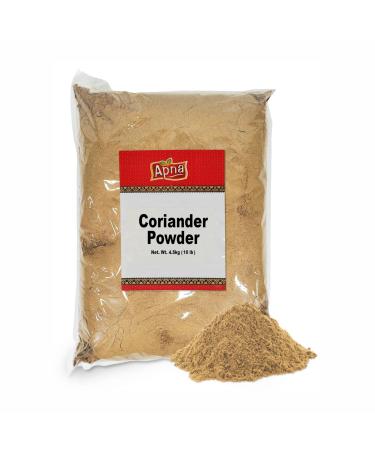 Apna Coriander Powder 4.5 kg (10 lb) Raw Ground Coriander (Dhania) Quality Natural Herbs & Spices for Cooking 100% Natural Non-GMO Vegan & Gluten Free