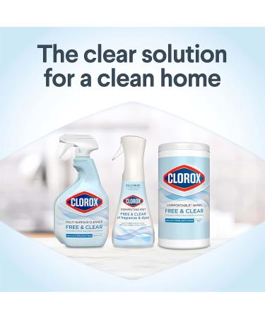Clorox Free & Clear Disinfecting Mist - 14 Fl Oz Spray Bottle & Refill | International Shipping Available - Buy Online on SooperMarket.com