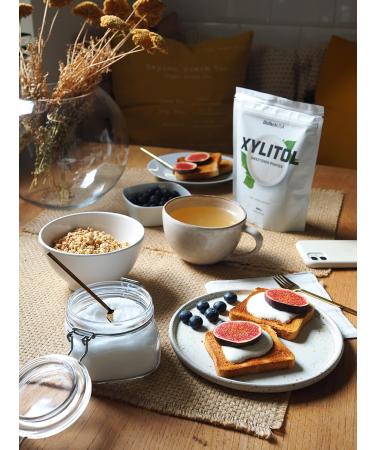 BioTechUSA Xylitol Powder containing Exclusively xylitol unflavoured Sweetener 500 g - Buy Online on SooperMarket.com
