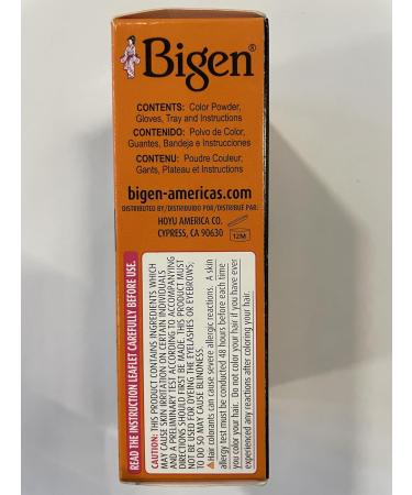 Bigen Permanent Powder Hair Color #48 Dark Chestnut - 0.21 oz Color Powder & Measuring Cup - International Shipping Available - Buy Online on SooperMarket.com