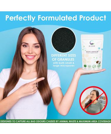 Gizmo Pet Supplies Organic Cat Litter Odour Eliminator All-Natural and Non-Scented Planet-Friendly Deodorizer for Fresh, Odour-Free Cat Litter - Buy Online on SooperMarket.com