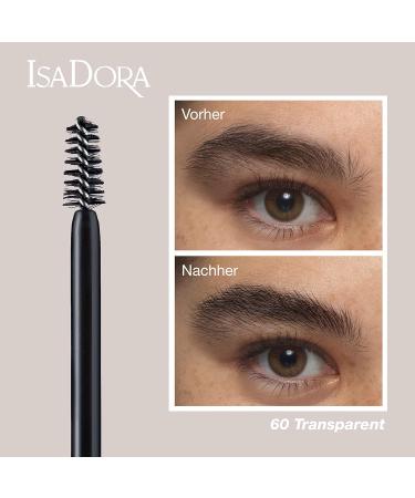 Isadora Eyebrow Gel with Precision Brush | Long-Lasting Easy Fix for Defined & Full-Looking Eyebrows | Transparent Eyebrow Laminating Gel - Buy Online on SooperMarket.com