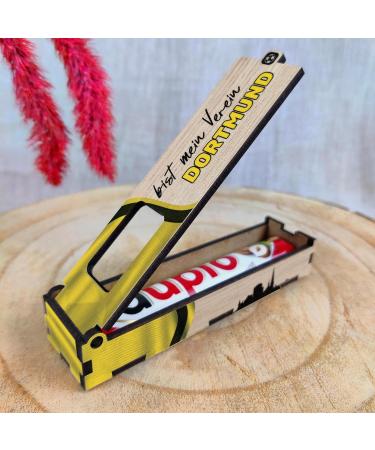 Chocolate Bar Gift Box Inspired by Dortmund - Duplo & City Skyline for True Fans | Perfect Fan Article - Buy Online on SooperMarket.com