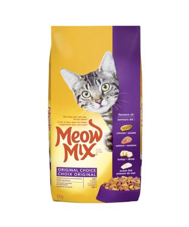 Meow Mix Dry Cat Food Original Choice 2.8kg Bag