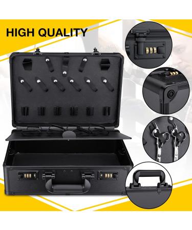 Shop Noverlife Large Barber Carrying Case w/Code Lock | Ultimate Hairdresser Toolbox Organizer for Stylists & Groomers - Portable Travel Suitcase - Buy Online on SooperMarket.com