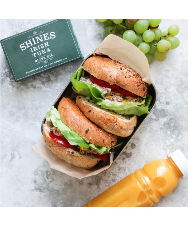Shines Wild Irish Albacore Tinned Tuna in Olive Oil - Low Carb & High Protein Canned Tuna - Ideal for Keto Diet - Hand Filleted - High in Omega 3 - Gluten Free - 12 x 111g Cans - Buy Online on SooperMarket.com