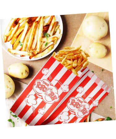 MAGICLULU 200 Pcs Packing Bag Candy Bags Popcorn Containers Paper Treats Bolsitas Popcorn Favor Bags Popcorn Bags for Party Birthday Party Favors Coated Paper Micro-wave Oven Marshmallow - Buy Online on SooperMarket.com