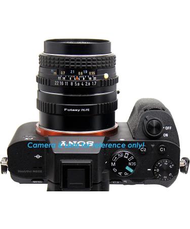 Fotasy PK Lens to E Mount Adapter - Compatible with Sony Alpha Series Cameras - Buy Online on SooperMarket.com
