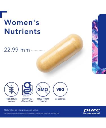 Pure Encapsulations Women's Nutrients - Multivitamin for Women Over 40 to Support Cell Health & Eye Integrity* - With Vitamin C Vitamin E & Vitamin A - 180 Capsules - Buy Online on SooperMarket.com