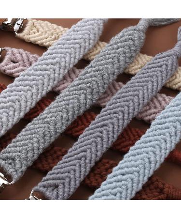 WT-DJJK Crochet Pacifier Chain | BPA-Free Baby Clip Holder - Woven Cotton Rope Teething Toy - Buy Online on SooperMarket.com