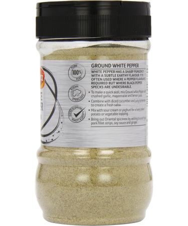 Schwartz Ground White Pepper Seasoning 425g - Sharp and Earthy Flavor for Soups and Casseroles - Buy Online on SooperMarket.com
