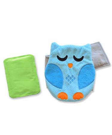 Baby Colic, Gas and Upset Stomach Relief – Belly Hugger – A Soothing Warmth Combined with Gentle Compression (Blue)