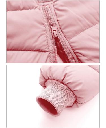 Happy Cherry Baby Winter Pants - Newborn Boys Girls Overall Ski Trousers - Infant Warm Snow Bib Pant - Toddler Windproof Padded Snowsuit Bottoms - Elastic Waist Zipper Outerwear - Pink (Size 90) - Buy Online on SooperMarket.com