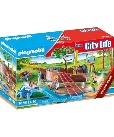 PLAYMOBIL City Life 70741 Adventure Playground with Shipwreck Ages 4+