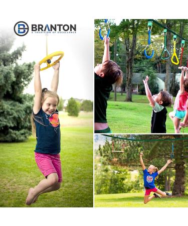 Three-Piece Ninja Line Accessories Set: Durable Ring, Triangle, and Wheel - Ninja Warrior Training Equipment for Obstacle Course - Buy Online on SooperMarket.com