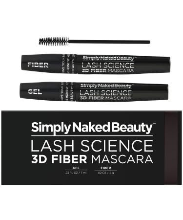 3D Lash Fiber Mascara Dark Brown - Water Resistant Lengthening Tubing Mascara for Volume - Non Toxic Hypoallergenic - Buy Online on SooperMarket.com