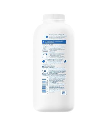 Johnson's Baby Powder for Delicate Skin  Hypoallergenic and Free of Parabens  Phthalates  and Dyes for Baby Skin Care  15 oz - Buy Online on SooperMarket.com