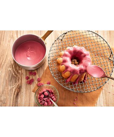 Ruby Kupert re Chips - Pink Chocolate for Glazing & Decorating Cakes Tarts & Chocolates | Gluten-Free 100g | International Shipping - Buy Online on SooperMarket.com