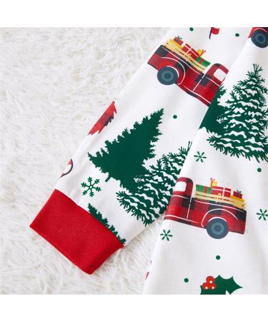 PatPat Family Matching Christmas Pajamas - Xmas Tree & Car Print Set, Baby 3-6 Months, Multi-color - Buy Online on SooperMarket.com