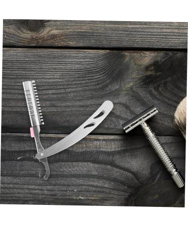 Mikinona Eyebrow Shaping Tool - Premium Manual Razor for Men's Grooming | Face & Beard Shaver Steel Folding Razor for Perfect Hairdressing - Buy Online on SooperMarket.com