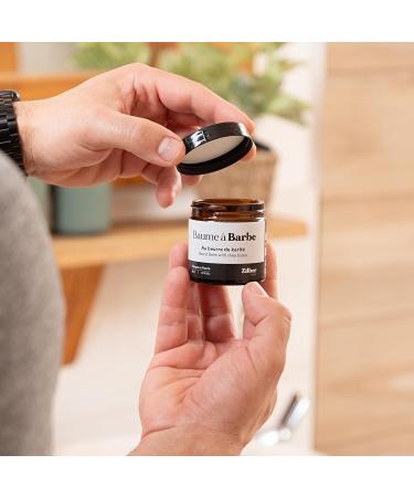 Zilber Hair & Beard Balm - 100% Natural Vegan Shea Butter & Organic Oils - 55ml Made in France - Buy Online on SooperMarket.com