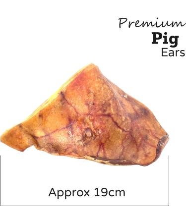 Drool Pet Products 100% Pigs Ears (10 Pack) | Natural Healthy Dog Chews | Raw Dog Treats - Grain, Gluten & Lactose Free - Buy Online on SooperMarket.com