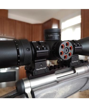 WestHunter Optics Adjustable Height Picatinny/Dovetail Scope Rings - 1 Inch/30mm Precision Scope Mount in Black (6 Color Options) - Buy Online on SooperMarket.com