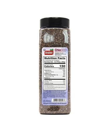 Buy Badia Chia Seeds - 22 Ounce | High Quality Superfood for Health & Wellness - Buy Online on SooperMarket.com