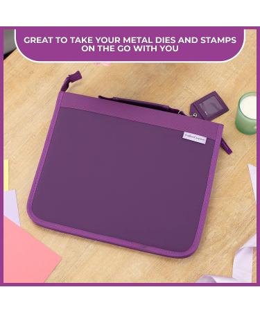 Large Metal Die & Stamp Storage Folder - Holds 8.5x11 Panels - Zip Closure by Crafter's Companion - Buy Online on SooperMarket.com