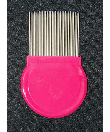 Long Teeth Flea Comb Closely Spaced Metal Pins Removes Fleas Flea Eggs and Debris from Your Pet s Coat - 35mm Long Metal Teeth are Great for Long Hair Areas on Dogs and Cats (Single Pack Pink) Single Pack Pink - Buy Online on SooperMarket.com