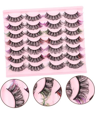 ABOOFAN 14 Pairs False Lashes Fake Eyelashes Individual Lashes Curl Lash Extensions Lash Clusters Cluster Lashes Lash Extensions Clusters Fake Lashes Imitation Extend Multi-layer - Buy Online on SooperMarket.com