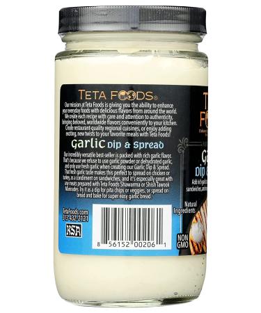 Mediterranean Garlic Dip & Spread 12 oz (1) 12 Ounce (Pack of 1) - Buy Online on SooperMarket.com