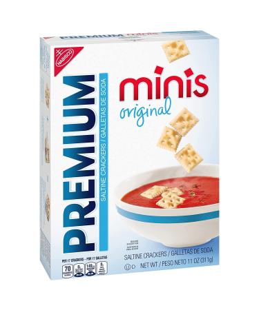 Premium Original Mini Saltine Crackers - 11 oz | High-Quality Snack Option - Buy Online on SooperMarket.com