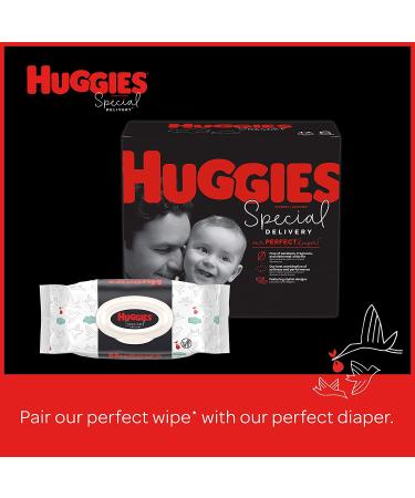 Hypoallergenic Unscented Huggies Special Delivery Baby Wipes - Safe for Sensitive Skin - 99% Purified Water - 56 Count - Buy Online on SooperMarket.com
