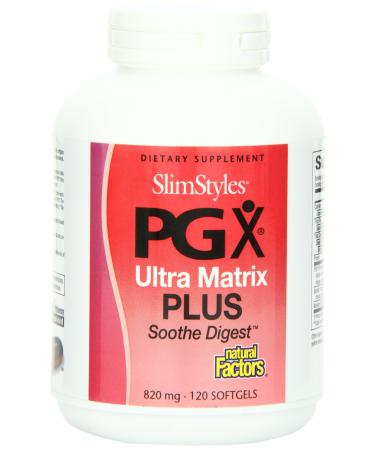 Natural Factors SlimStyles PG X Ultra Matrix Plus 820 mg 120 Softgels