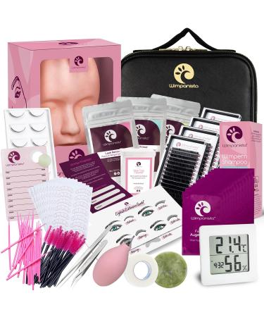 Wimpanista 26-piece eyelash extension set 1:1 training & education
