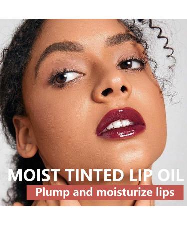 Glow Reviver Lip Oil | Nourishing Tinted Crystal Jelly Lip Glow | Hydrating Non-Sticky Lip Care | Long-Lasting Plumping Lip Gloss for Dry Lips - Buy Online on SooperMarket.com
