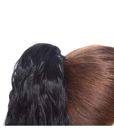 SEGO Hair Extensions Ponytail - Wavy Hairpiece Bun & Braided Updo | Black - International Shipping - Buy Online on SooperMarket.com