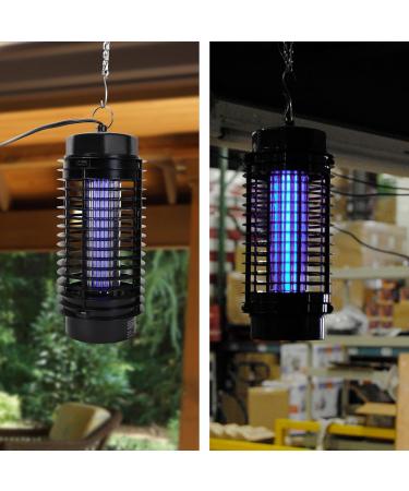 Bite Shield Bug Zapper 800V UV Light Lure Fly Mosquito Insect Trap Killer for Indoor and Outdoor 5.6 Ft AC Power Cord Electronic Fly Zapper for Moths Gnats Patio Home Backyard Camping Black - Buy Online on SooperMarket.com