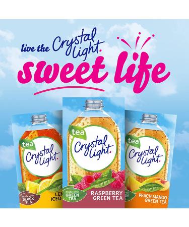 Crystal Light Sugar-Free Raspberry Green Tea Powdered Drink Mix - 120 Count, 10 Pack (Pack of 12) - On-The-Go Refreshment - Buy Online on SooperMarket.com