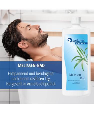 Spitzner Health Bath Lemon Balm 1000 ml - Calming Bath Additive with Lemon Balm Extract | International Shipping Available - Buy Online on SooperMarket.com