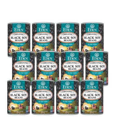 Eden Black Soy Beans - 15 oz - 12 pk