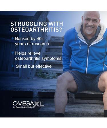 OmegaXL Joint Support Supplement - Natural Muscle Support Green Lipped Mussel Oil Soft Gel Pills Drug-Free 300 Count - Buy Online on SooperMarket.com