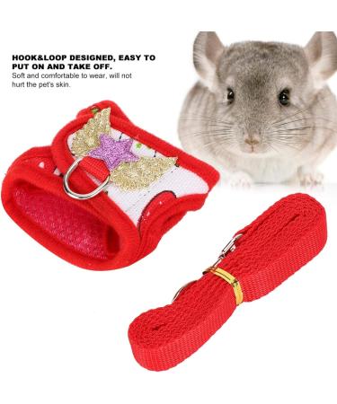 Fdit Small Animals Harness and Leash Set Soft Harness with Lead for Rabbits Bunny Rabbits Adjustable Harness (S) - Buy Online on SooperMarket.com