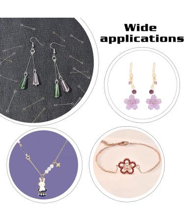 Arricraft 840 Pcs Stainless Steel Eye Pins - Multi-Size Loop Pins for Jewelry Making - Buy Online on SooperMarket.com