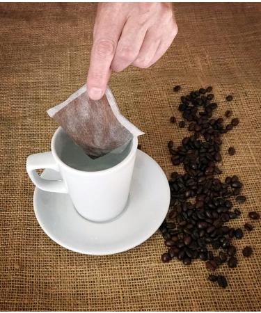 Moreish Coffee Roasters Strong Shit! Coffee Bags - Dark Roasted Blend (50 Count) - Buy Online on SooperMarket.com