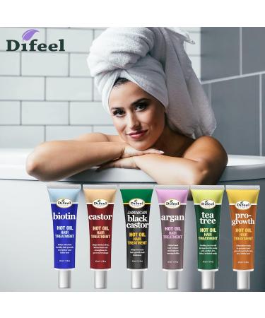 Difeel Biotin Hot Oil Hair Treatment 1.5 oz (Pack of 2) - Deep Conditioning Treatment - Buy Online on SooperMarket.com
