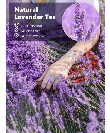 TeeLux Dried Lavender Flowers Tea Edible Caffeine Free Herbal Tea 114g Natural Fragrant Lavender Buds Use for Drinking Cooking Baking Essential Oil Lavender Bags or Satchets Lavender 114g (Pack of 1) - Buy Online on SooperMarket.com