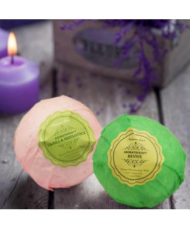 6 XXL Bath Bombs Gift Set with Dead Sea Salt, Cocoa & Shea Butter - Birthday, Mom, Girls, Him, Kids - Perfect Addition to Bath Basket - Buy Online on SooperMarket.com