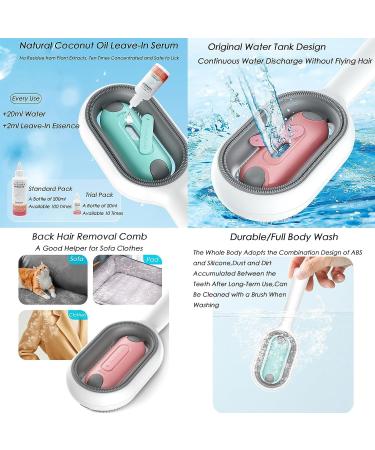 Cabbage Pets Sticky Brush 2.0 for Cats - 4 in 1 Universal Pet Knots Remover with Wet Wipes & Cotton Towels | Best Cat Brush for Grooming & Shedding - Buy Online on SooperMarket.com